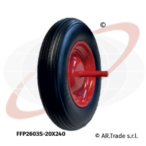 Ruote antiforatura per carrelli