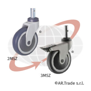 Ruota con cuscinetti supporto a sfere di precisione supporto ad iniezione in nylon